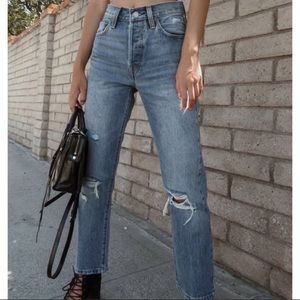 Levi’s 501 original cropped jeans